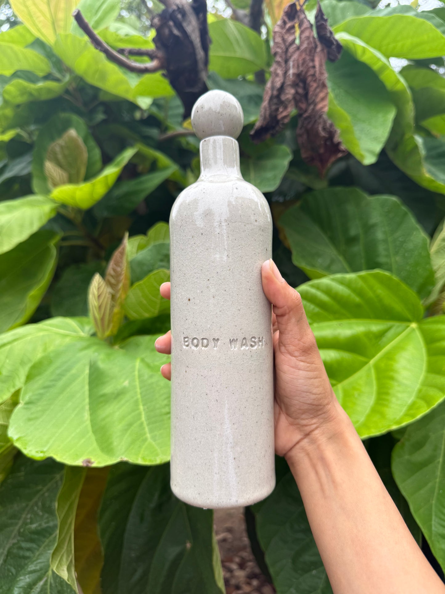 Ceramic Bottle for Body Wash