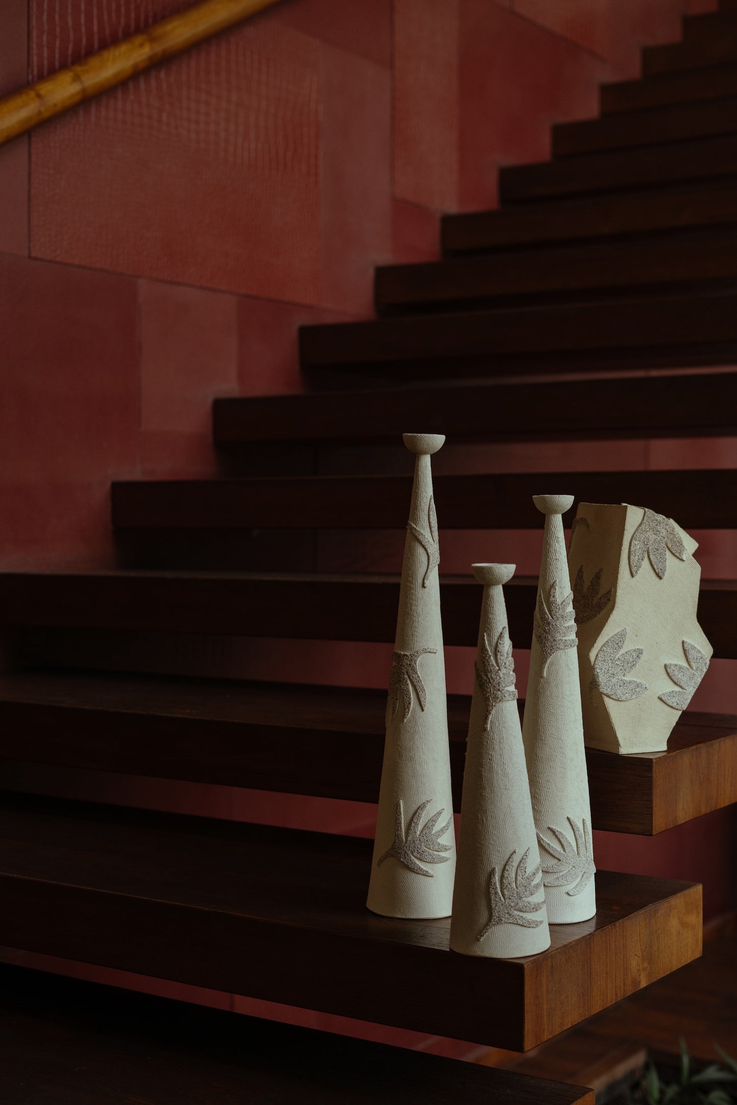 Sandleaf Candle Sticks