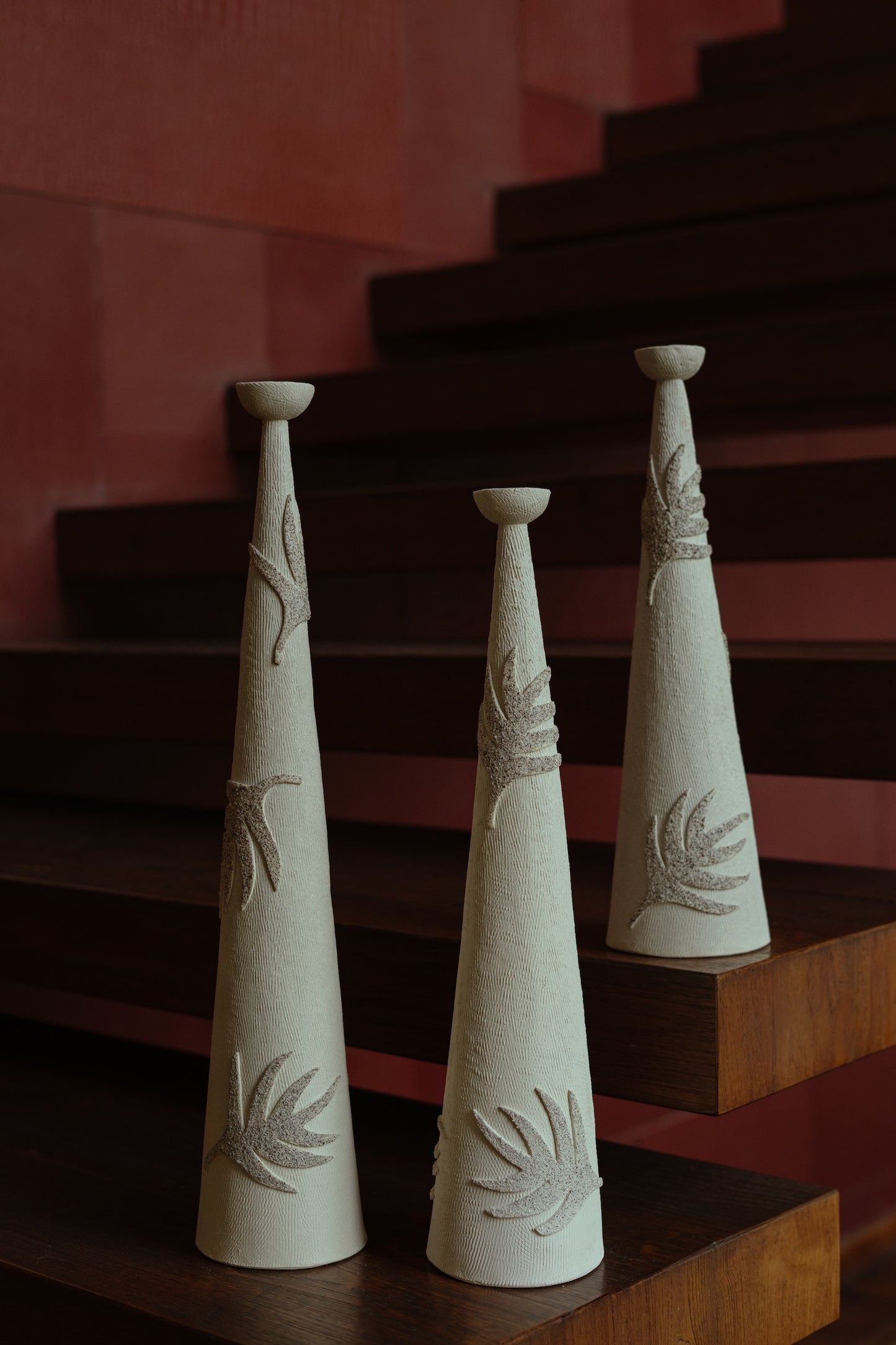 Sandleaf Candle Sticks