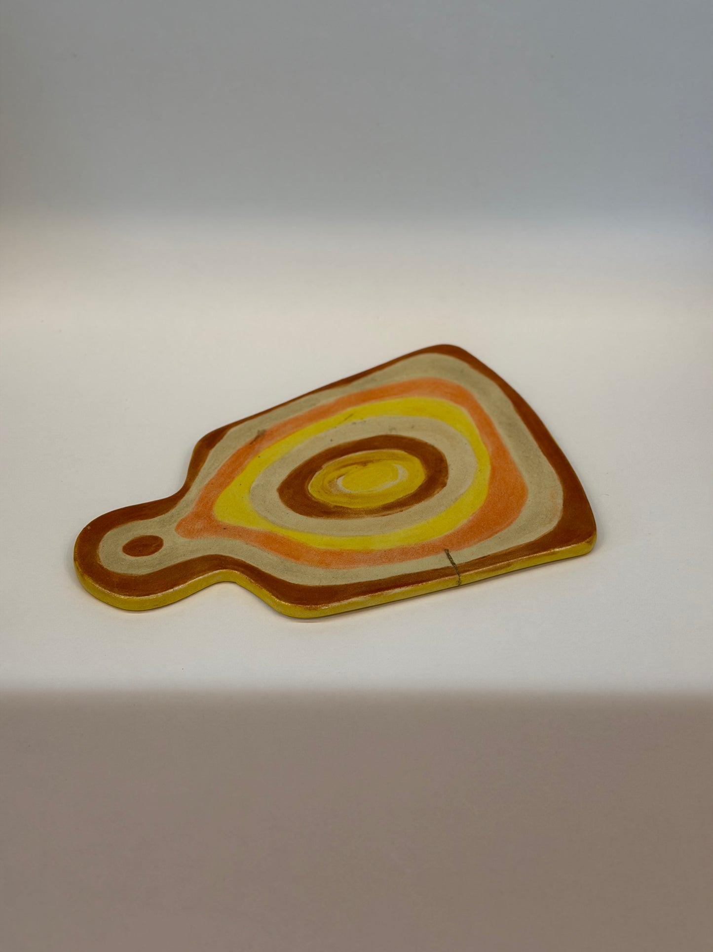 Abstract Ceramic Cheese Platter