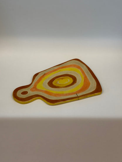 Abstract Ceramic Cheese Platter