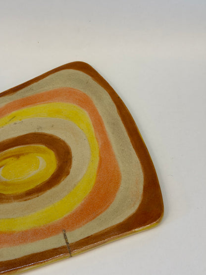 Abstract Ceramic Cheese Platter
