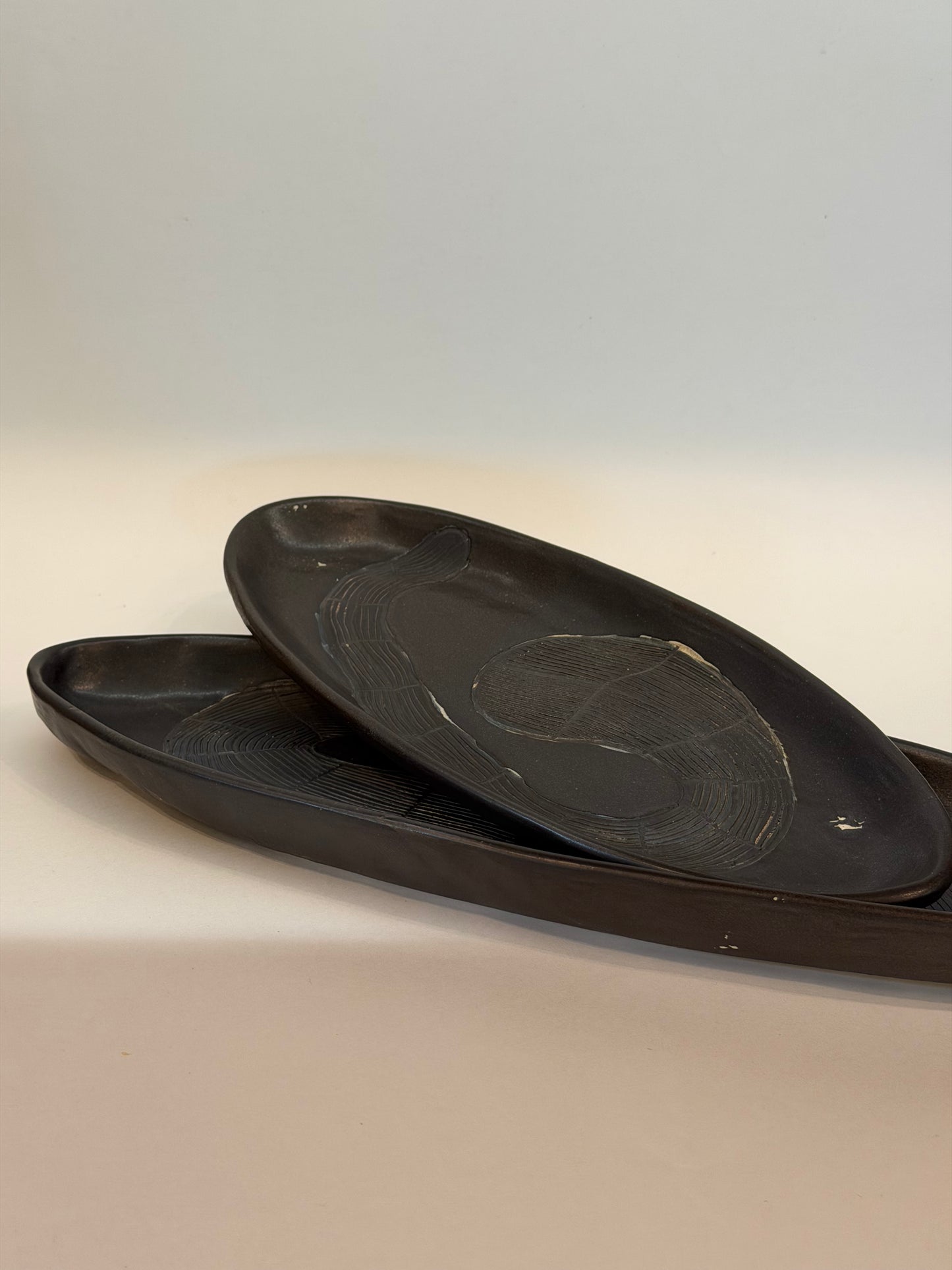 Charcoal Platter - Set of 2