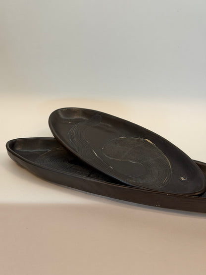 Charcoal Platter - Set of 2