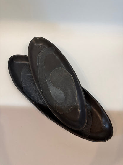 Charcoal Platter - Set of 2