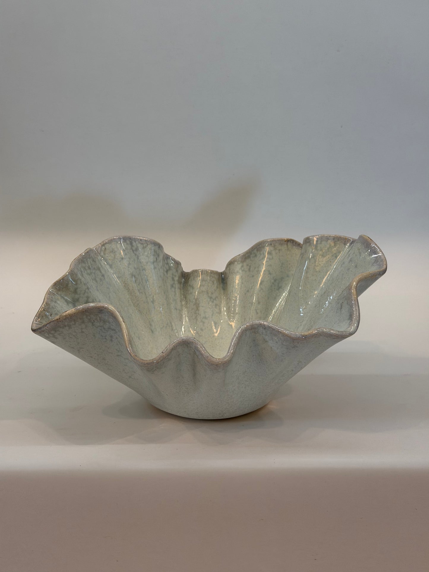 Frilly Bowl - Crystalline Blue