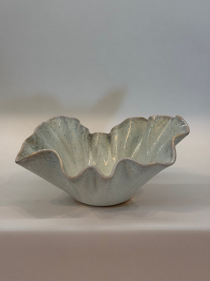Frilly Bowl - Crystalline Blue