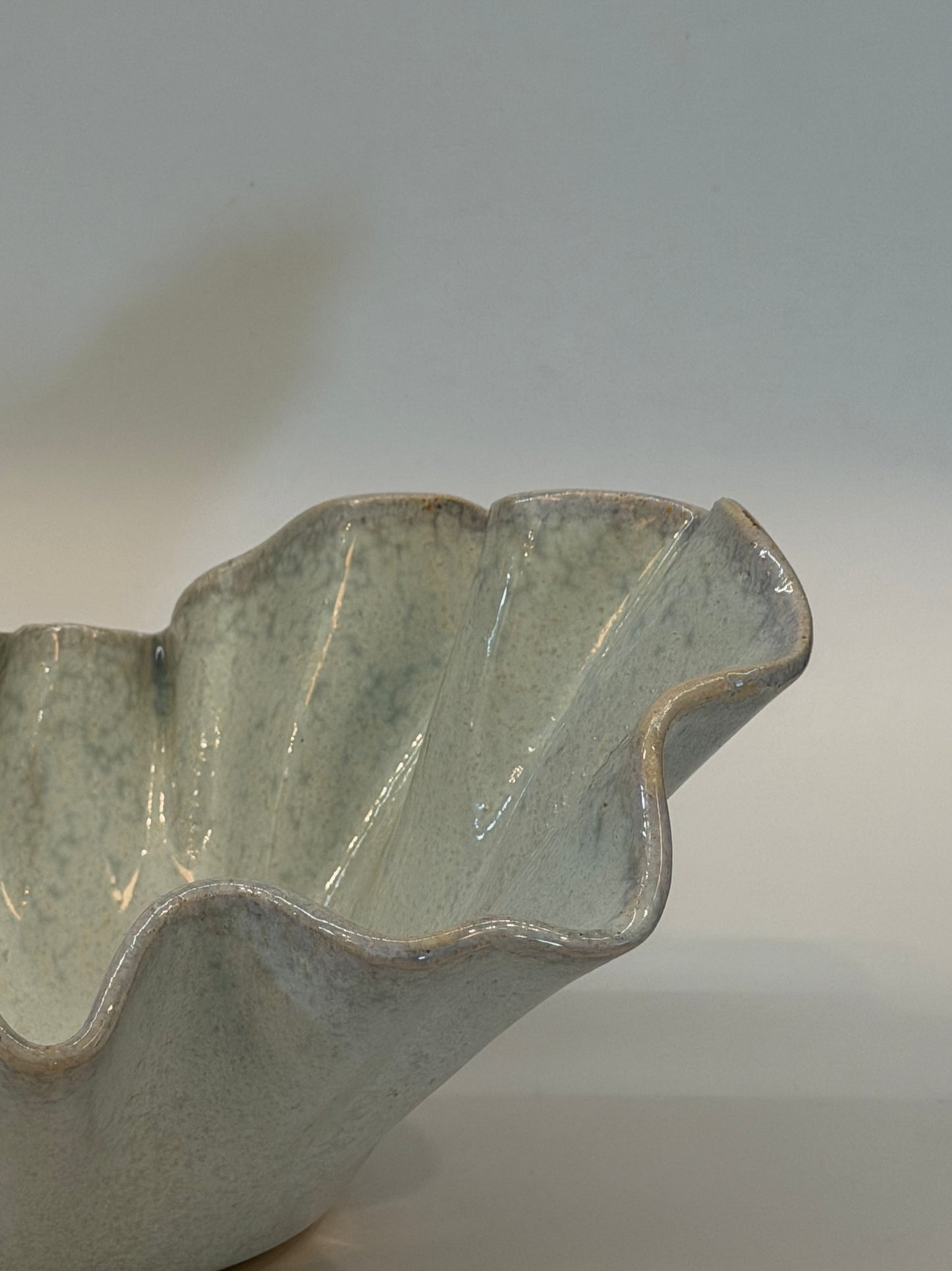 Frilly Bowl - Crystalline Blue