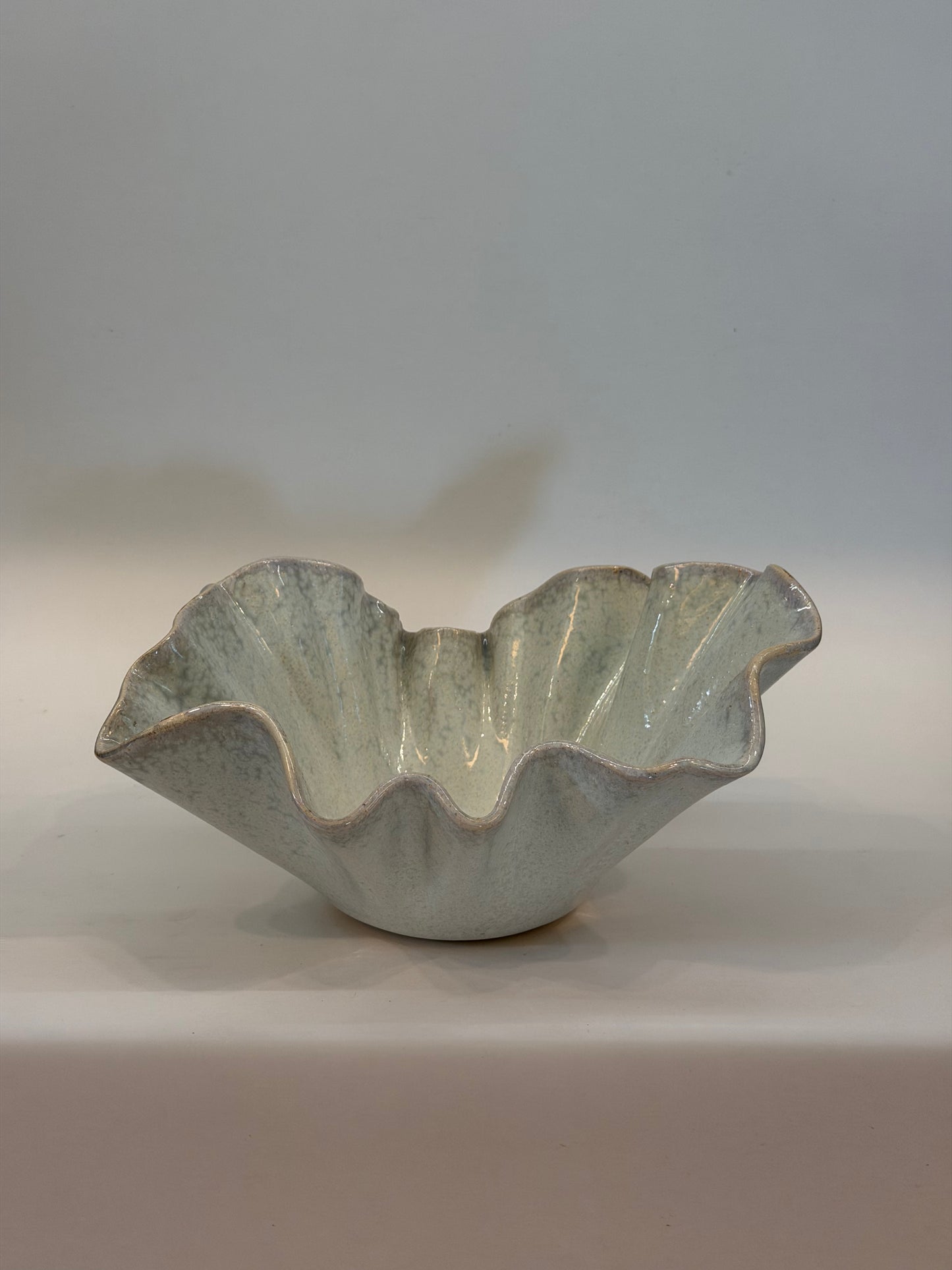 Frilly Bowl - Crystalline Blue