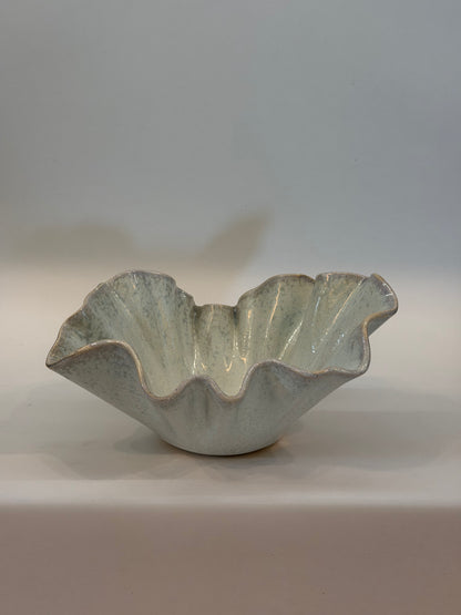Frilly Bowl - Crystalline Blue