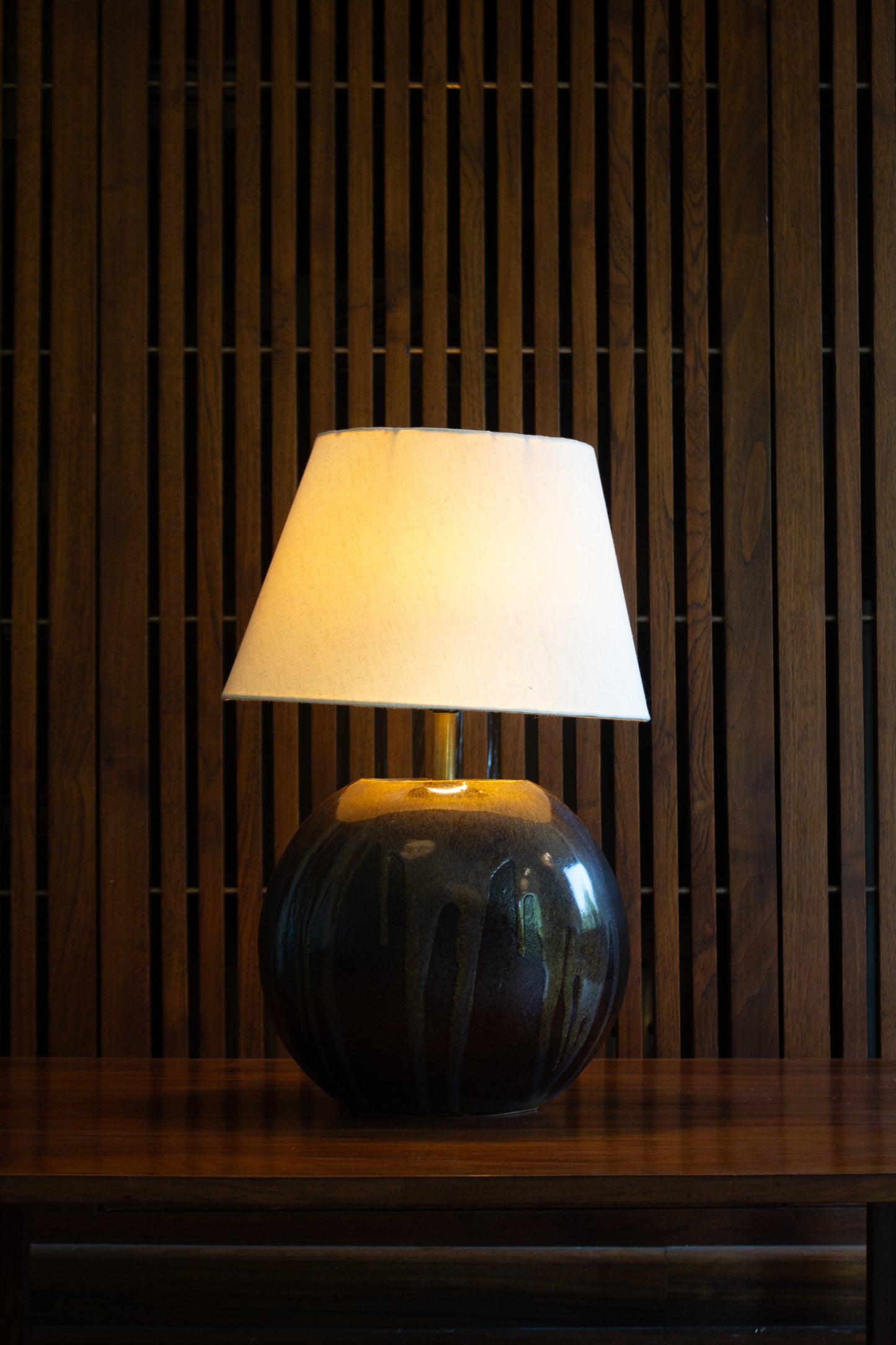Midnight Blue Drip Lamps
