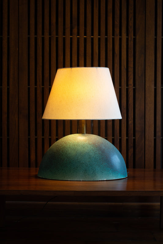 Speckled Turquoise Half Lamp