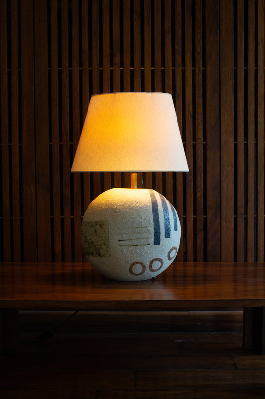 Abstract Art Raw Moon Lamp