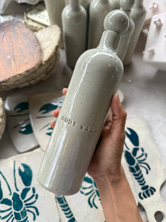 Ceramic Bottle for Body Wash