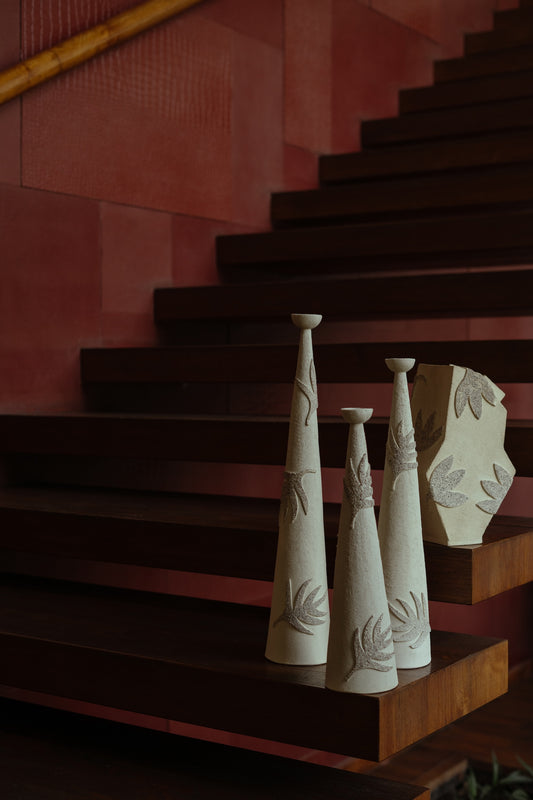 Sandleaf Candle Sticks