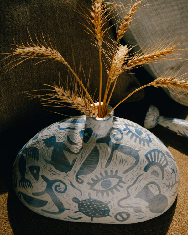 Phoenix Bottle Vase